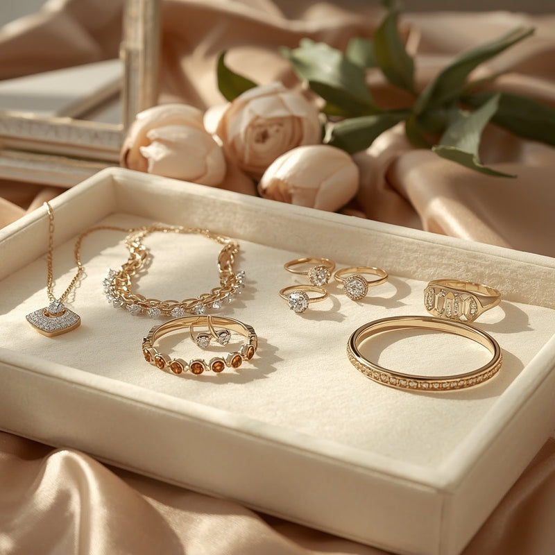 Premium women's jewellery collection featuring elegant necklaces, earrings and luxury accessories - Rovelle Wear