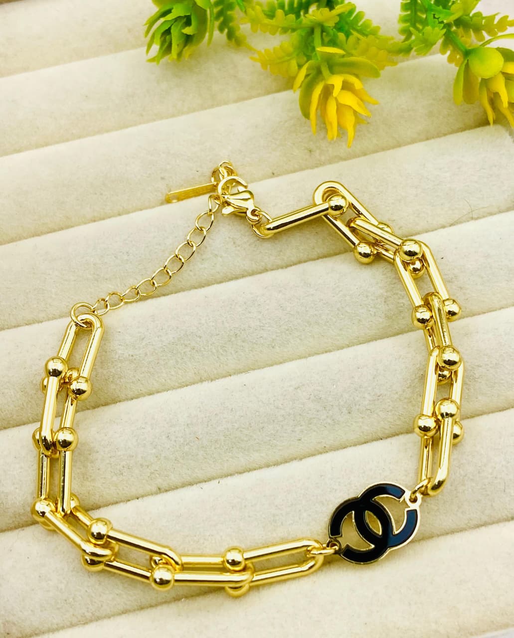 Elegant Stainless Steel Bracelet for Women – Channel Style