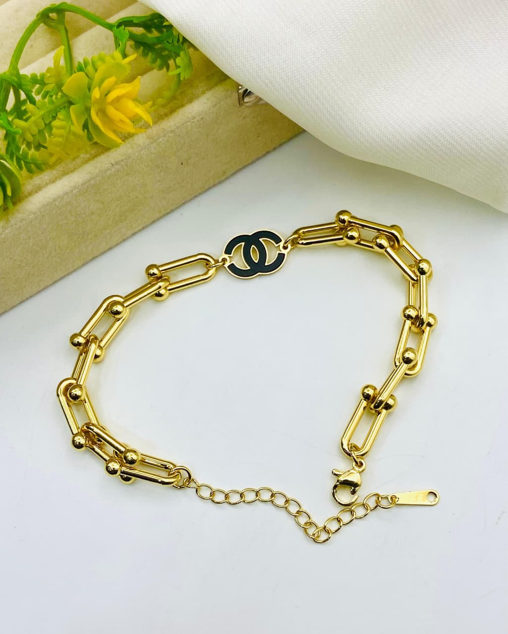 Elegant Stainless Steel Bracelet for Women – Channel Style