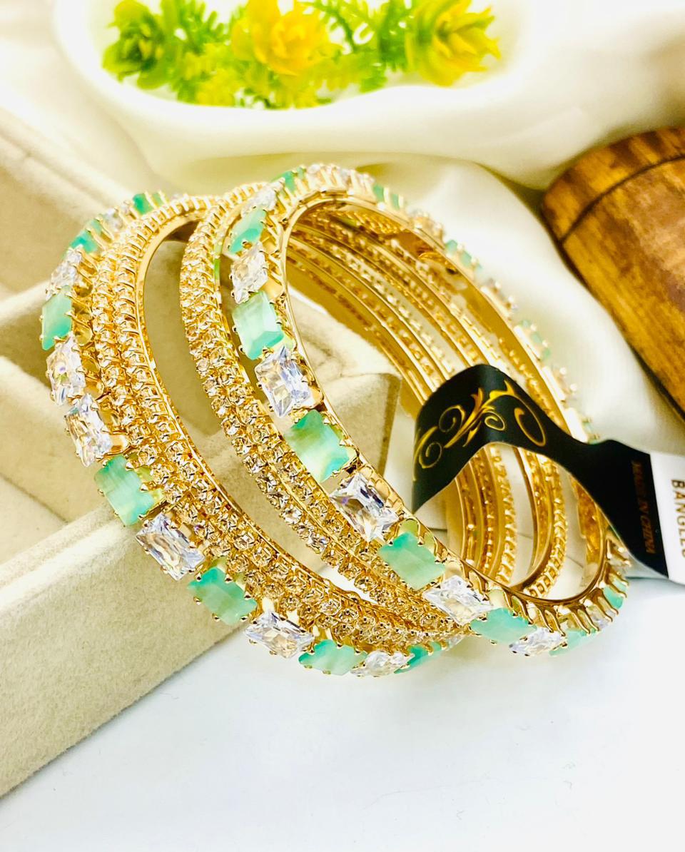 Gold Plated Full Zircon Choriyan Set for Women
