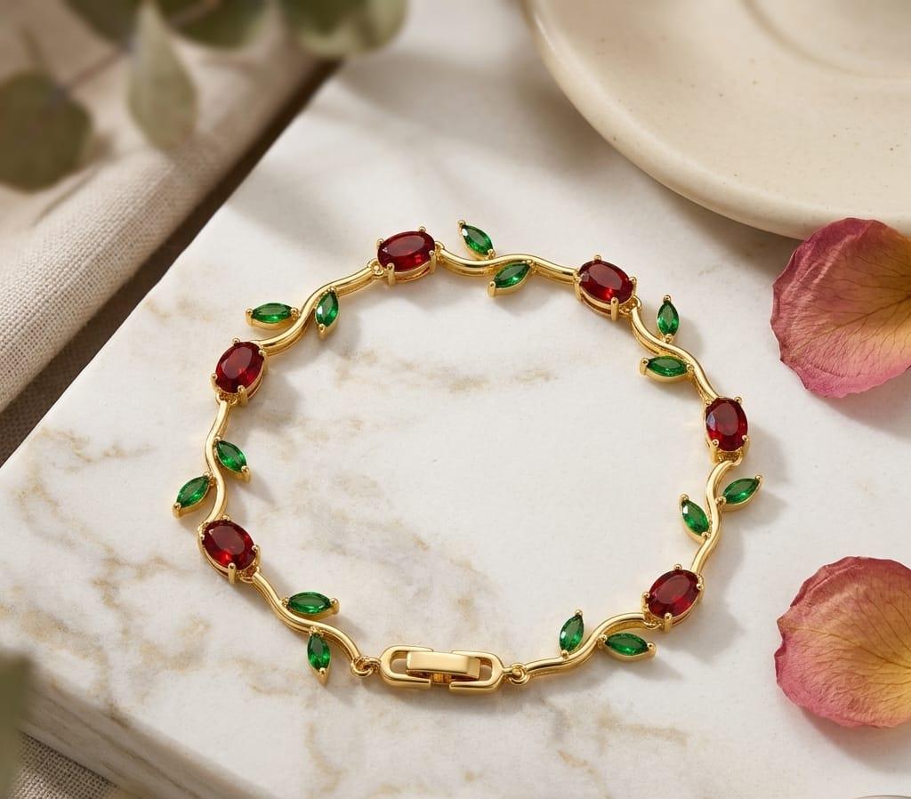 Tulip Bracelet – Elegant Floral Bracelet for Girls & Women | Comes in Beautiful Gift Box