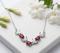 Tulip Necklace – Elegant Gemstone Pendant for Girls & Women | Comes in Beautiful Gift Box