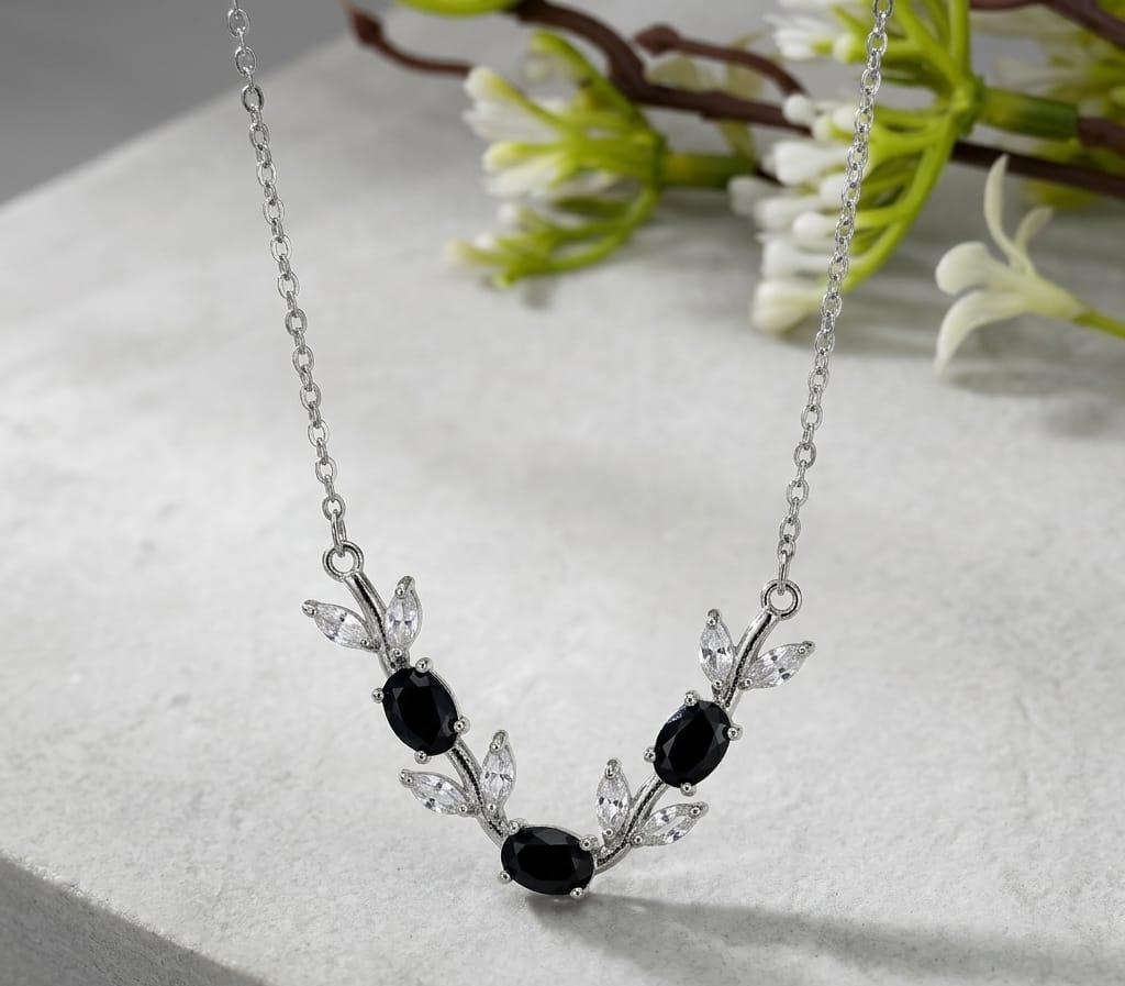 Tulip Necklace – Elegant Gemstone Pendant for Girls & Women | Comes in Beautiful Gift Box
