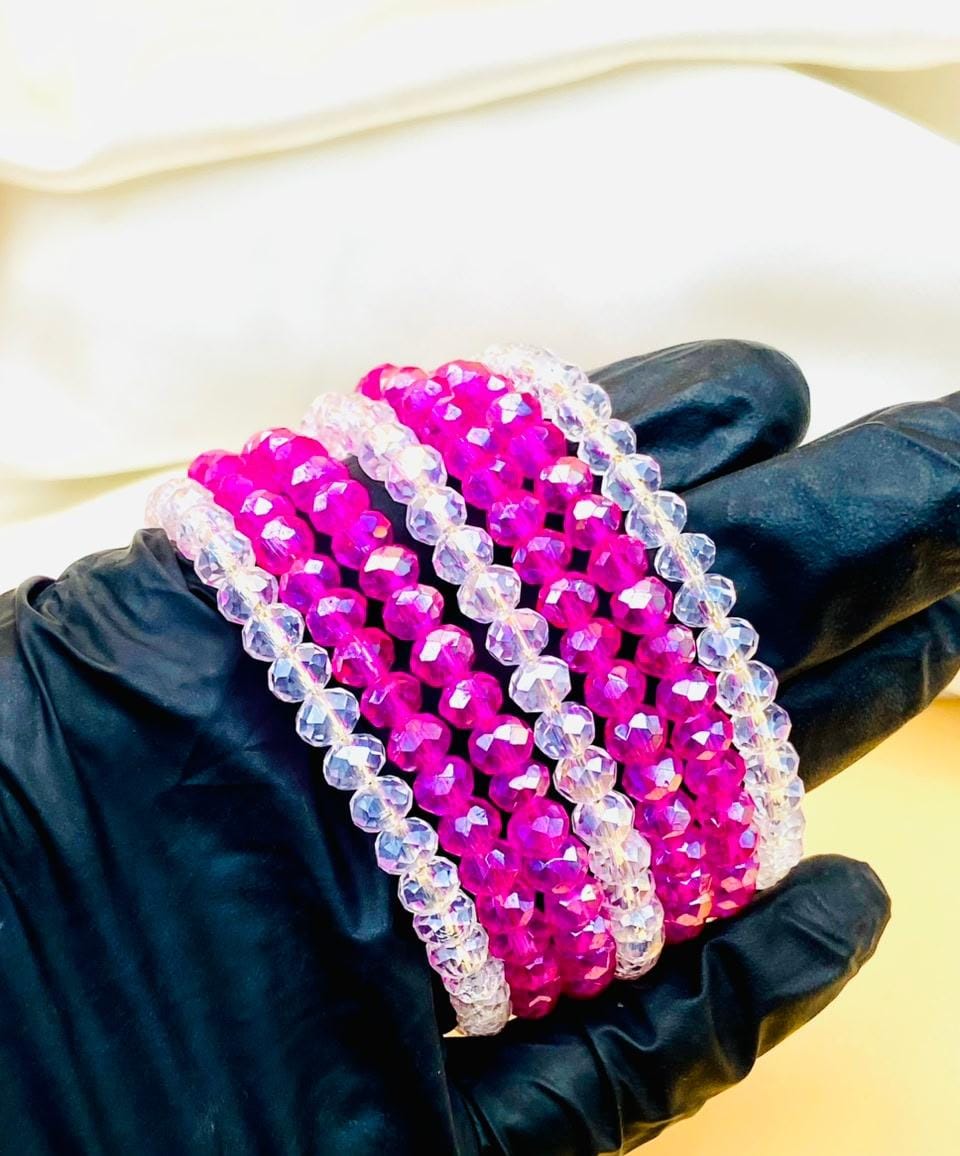 Luxury 7-Piece Crystal Bracelet Set for Women