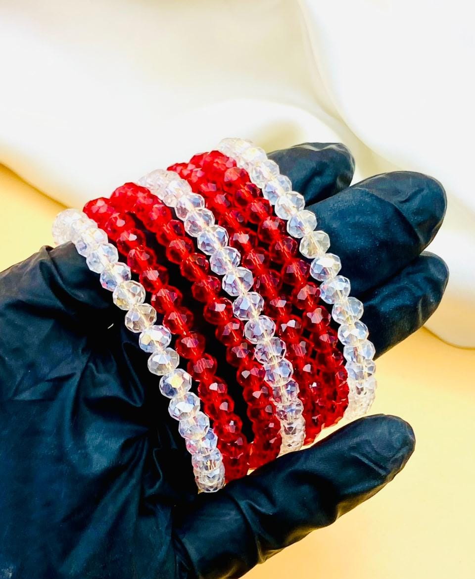 Luxury 7-Piece Crystal Bracelet Set for Women