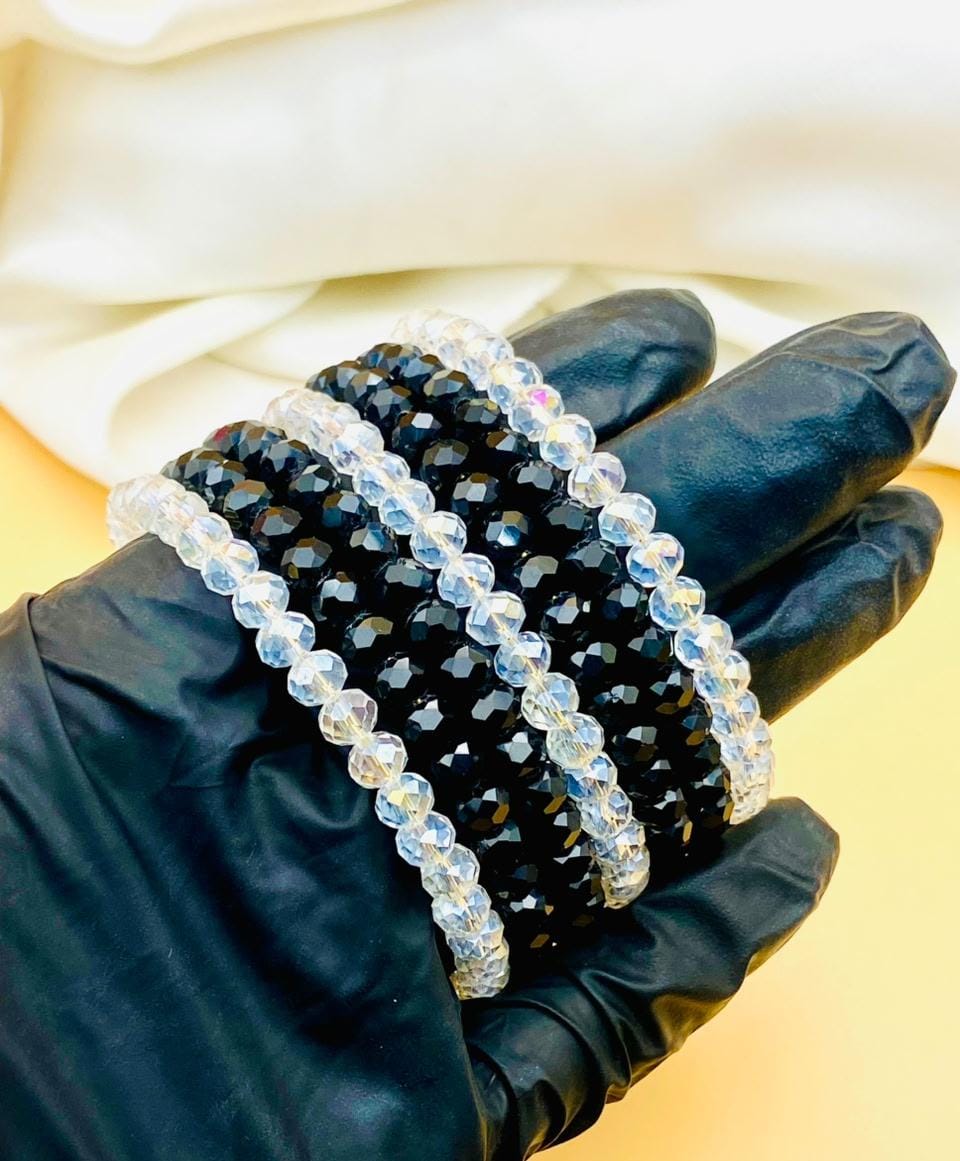 Luxury 7-Piece Crystal Bracelet Set for Women