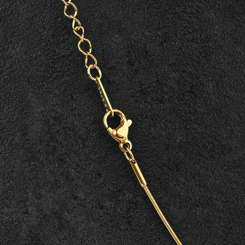 Open Heart Stainless Steel Pendant Necklace for Women