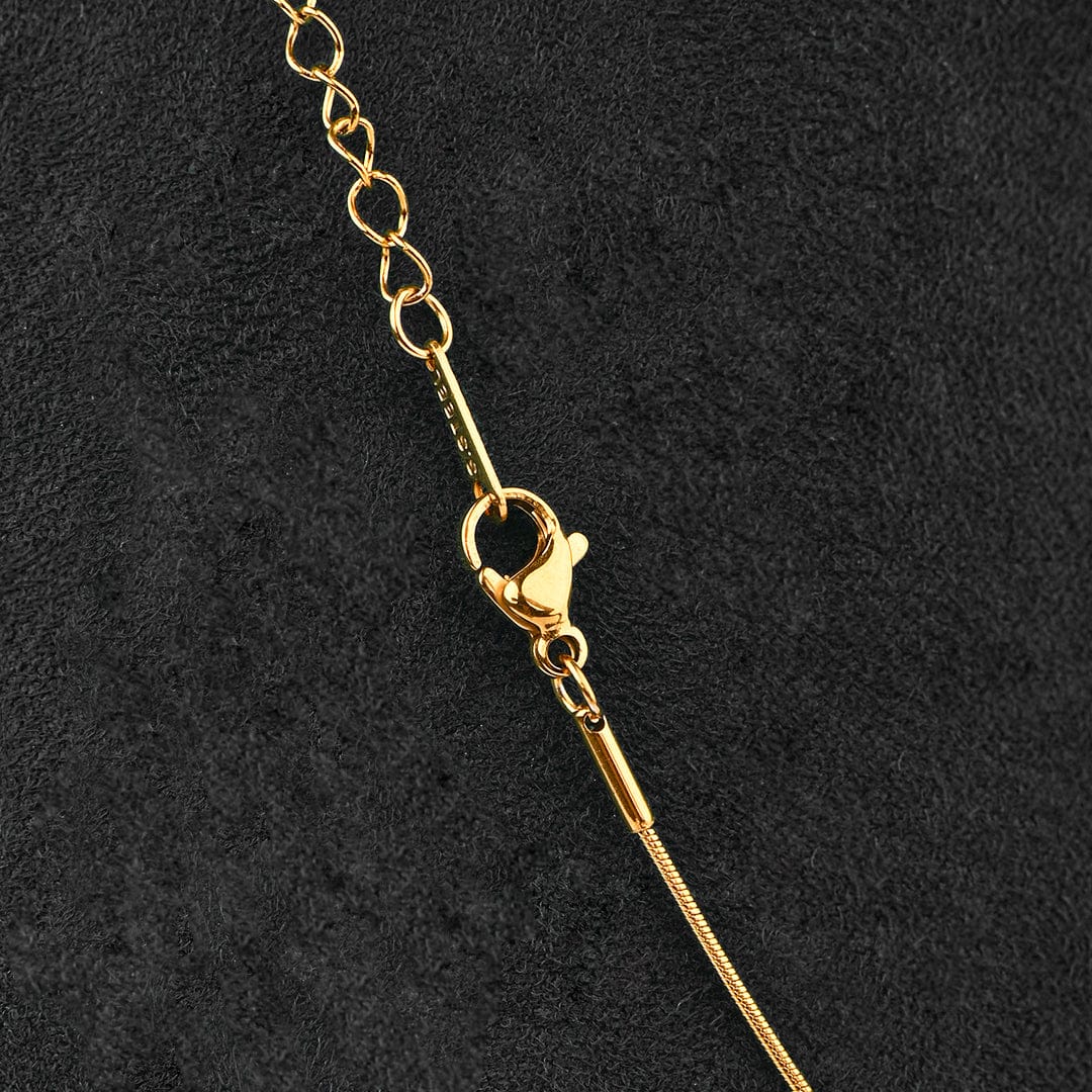 Open Heart Stainless Steel Pendant Necklace for Women