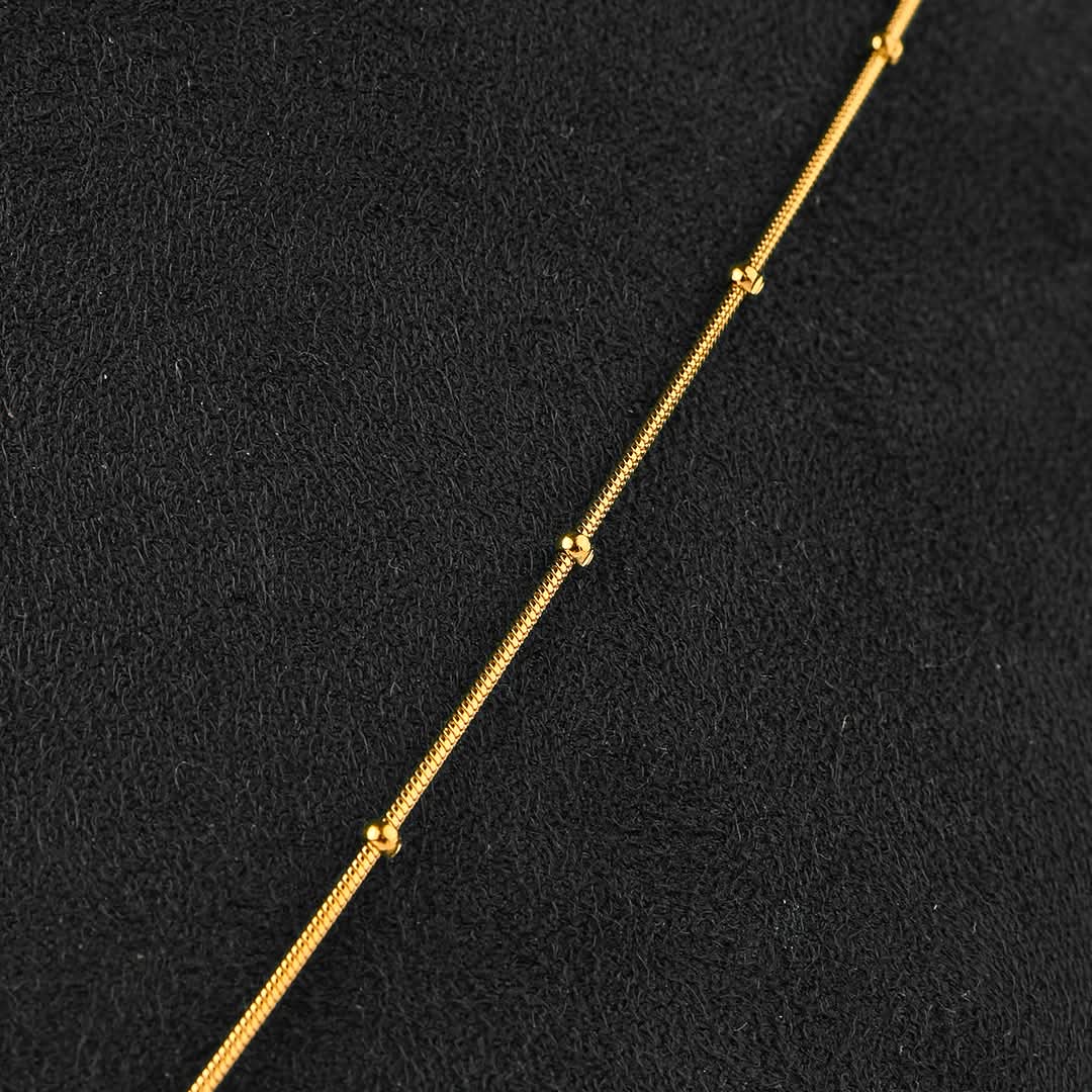 Gold Heart Stainless Steel Pendant Necklace for Women