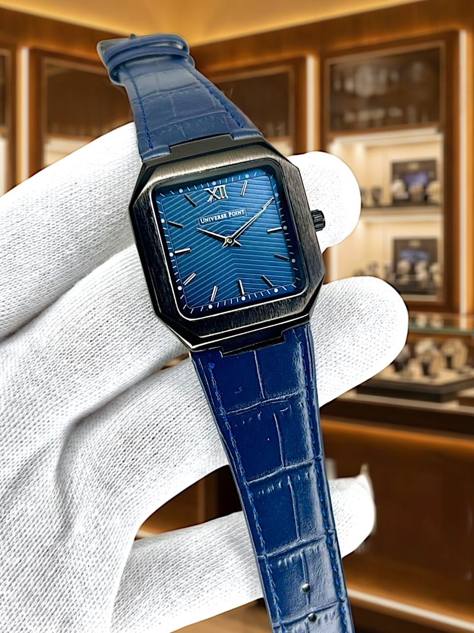 Universe Point Original Men's Quartz Leather Strap Premium Old Money Watch | HUMRAAZ WEAR