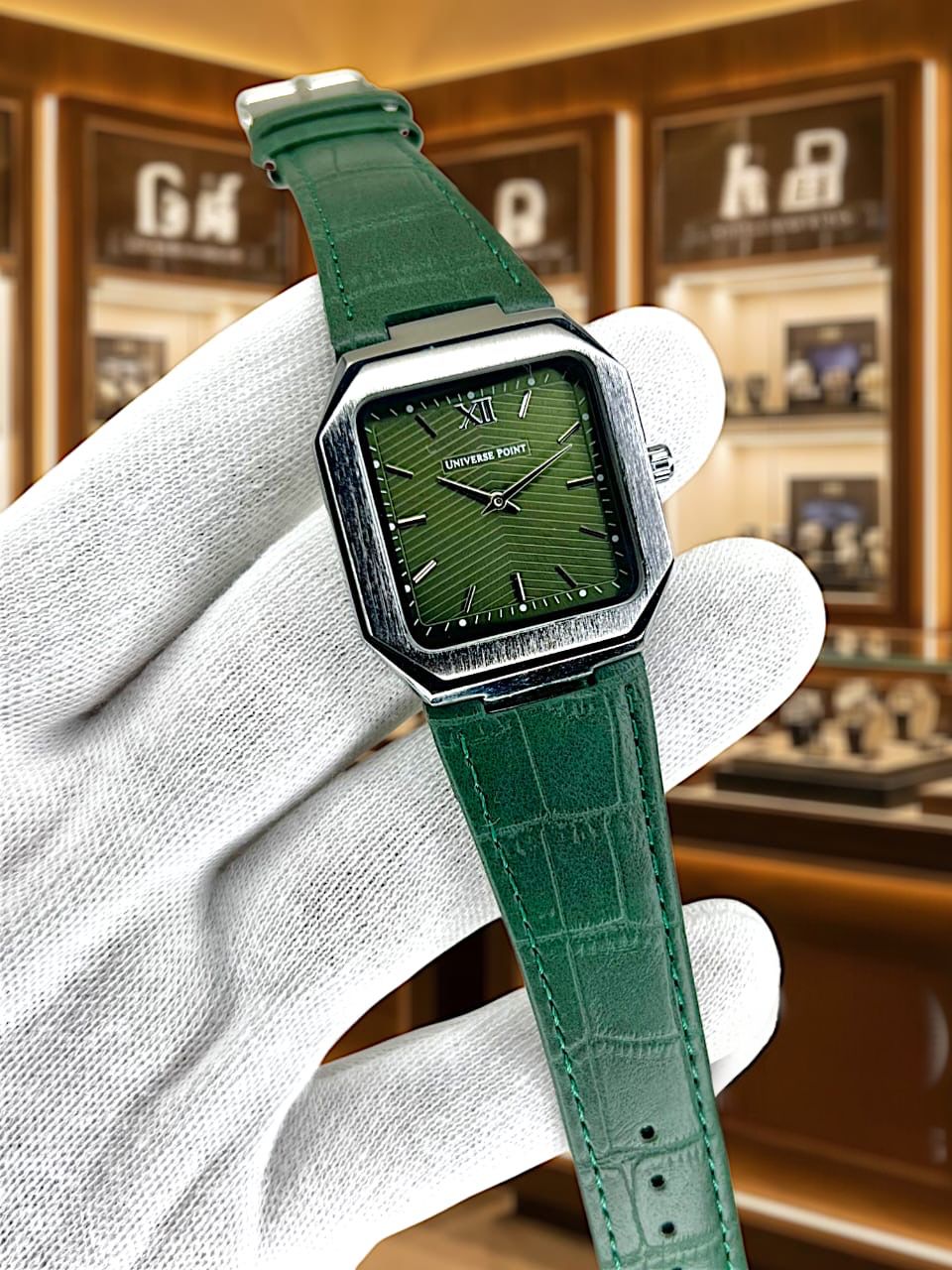 Universe Point Original Men's Quartz Leather Strap Premium Old Money Watch | HUMRAAZ WEAR
