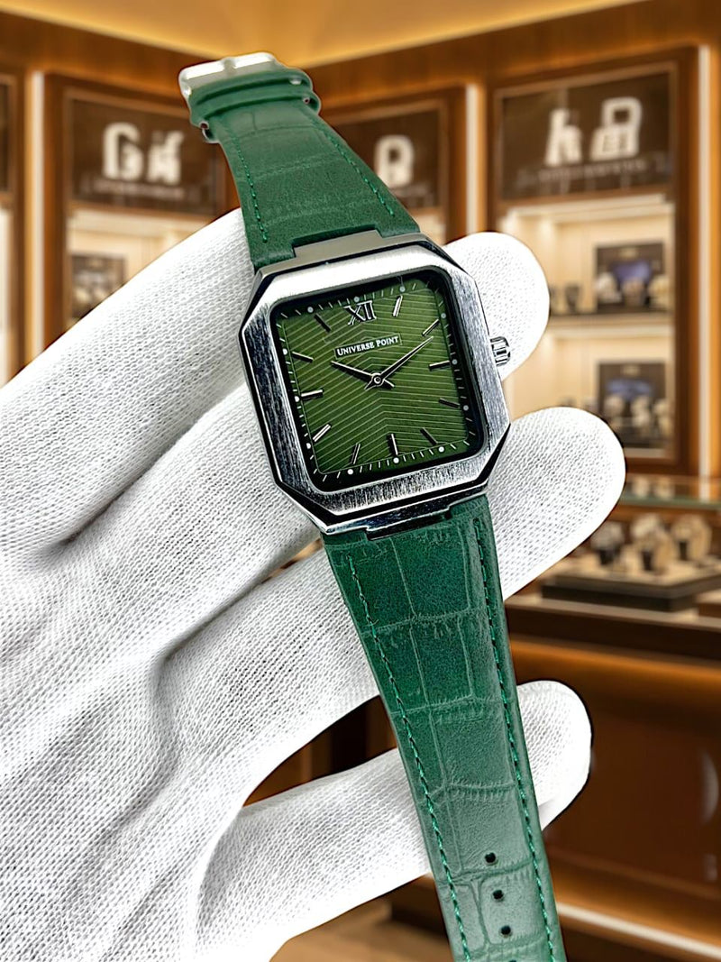Universe Point Original Men's Quartz Leather Strap Premium Old Money Watch | HUMRAAZ WEAR